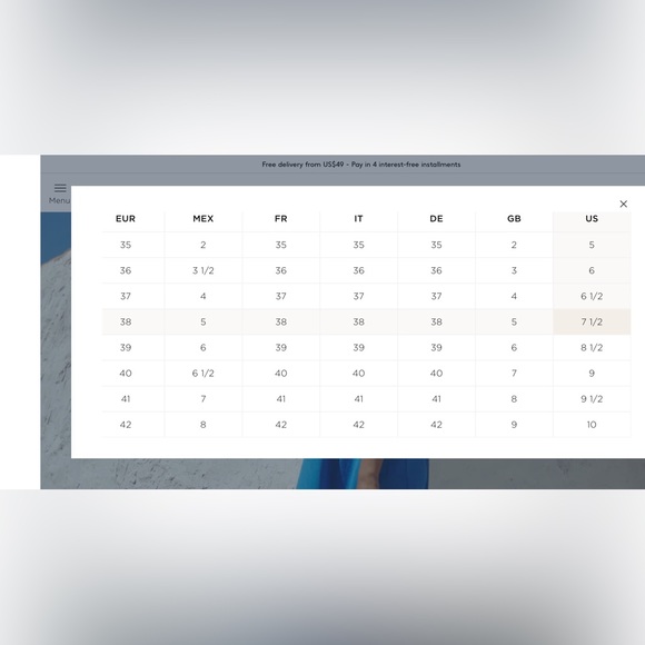 MNG Cream Asymmetric Leather Wood-Style Square Toe Slide Sandal Sz EUR 38 US 7.5 - Picture 12 of 16